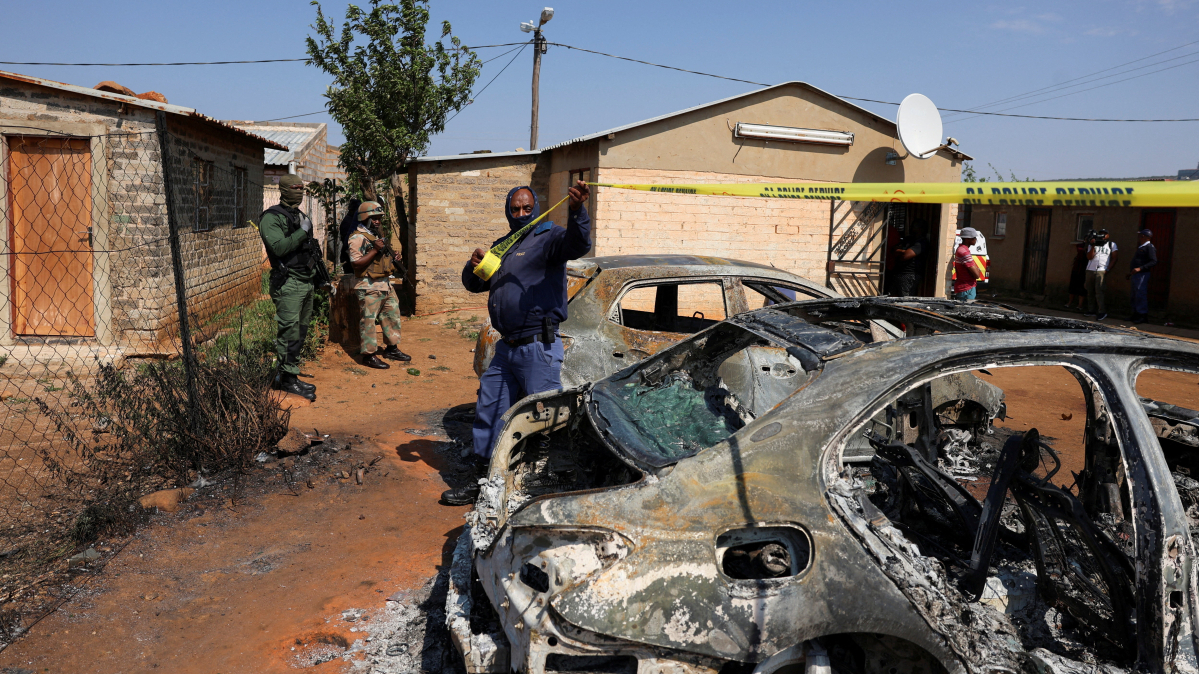 Police hunt killers after two separate shootings kill 27 people in South Africa