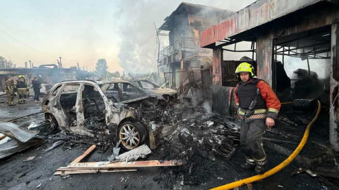 Two die in Russian strikes on Kyiv, local officials say