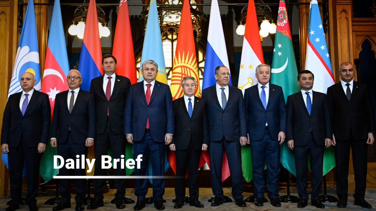 Daily Brief: 5 things to expect from the CIS summit in Turkmenistan