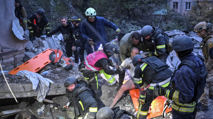 Russian attack on Ukrainian city kills at least 12 people