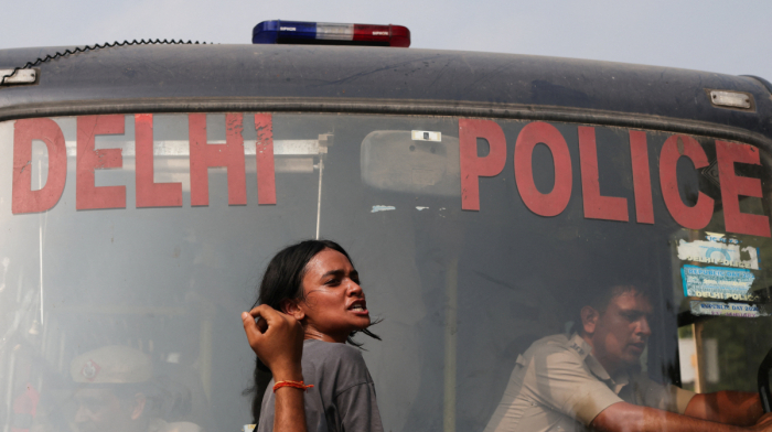 More than 2,000 detained as Delhi protests demand India election chief’s resignation