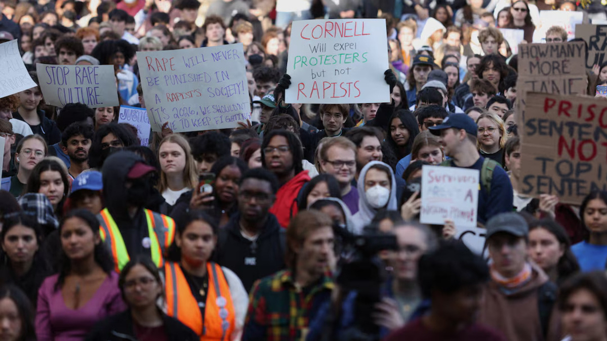 Cornell bans fraternity parties for the year after alleged gang rape