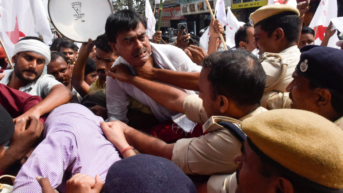 Indian student groups protest, demand election chief’s resignation over voter roll revision