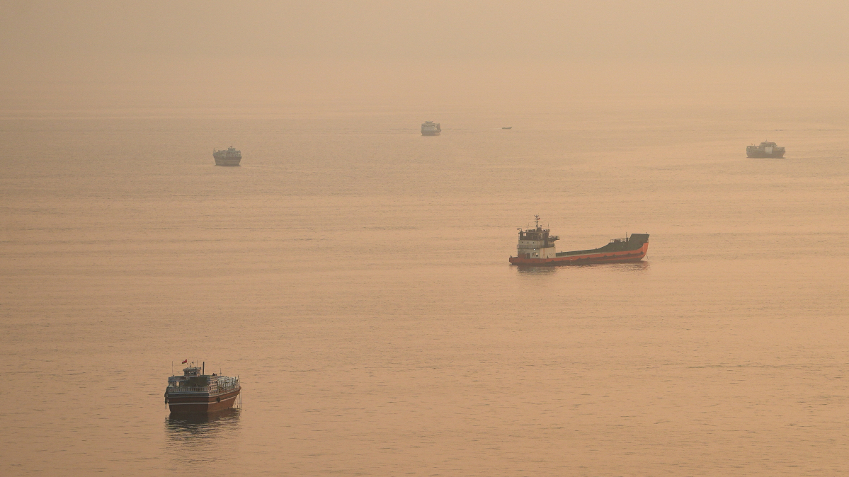 Iran’s Revolutionary Guard says oil tanker struck mine, caught fire in Strait of Hormuz