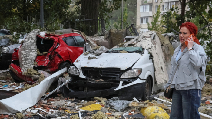 Russian strikes on Kyiv injure 15 as 630 drones launched at Moscow