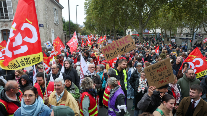 Mass protest held against National Rally congress in Orléans