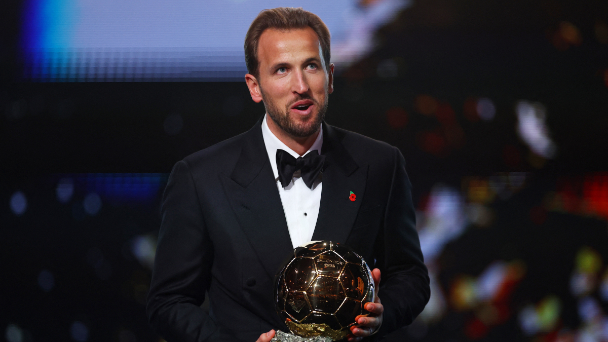Harry Kane wins football's prestigious Ballon d'Or after record-breaking season