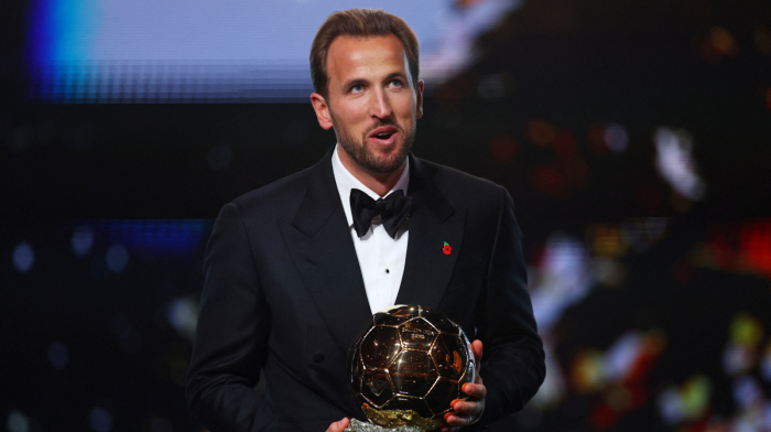 Harry Kane wins football's prestigious Ballon d'Or after record-breaking season