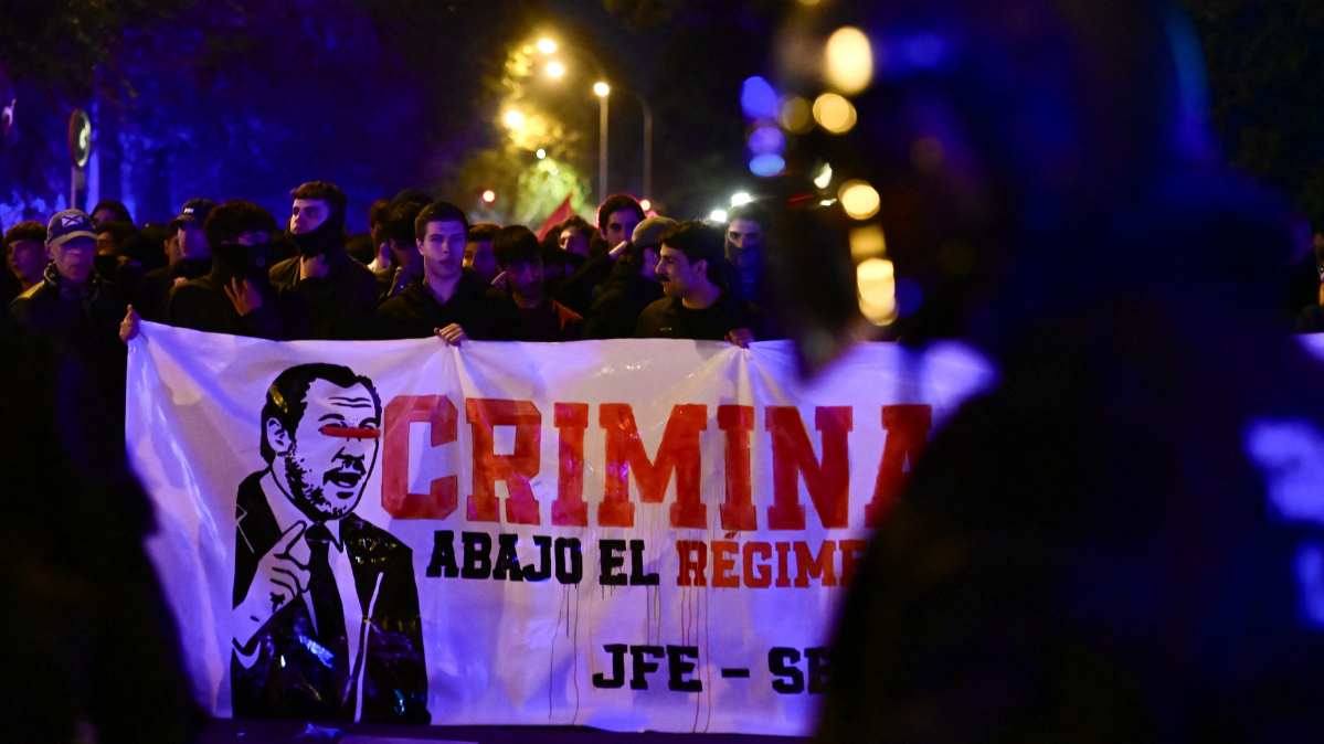 Anti-government protests erupt in Spain after train collision kills 68
