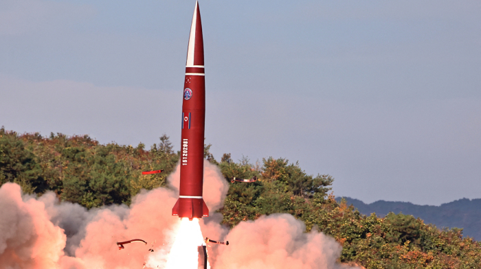 North Korea fires around 10 ballistic missiles from east coast